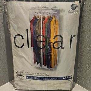 Richards Jumbo Clear Garment Closet 24x20x54